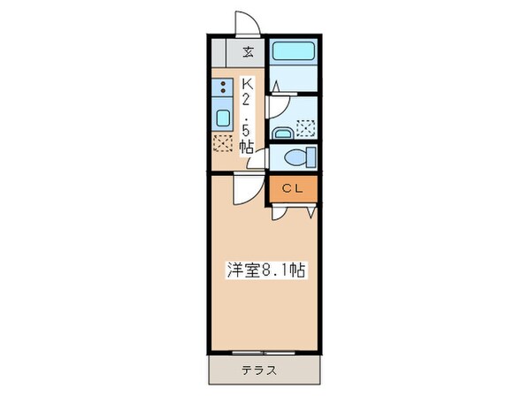 ＬＡ　ＰＯＲＴＥ　Ｍの物件間取画像